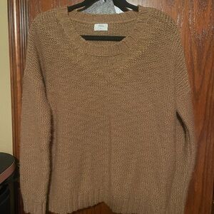 Cozy Brown Knit Sweater